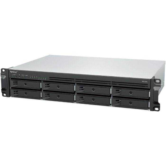 Synology RackStation RS1226+ 8 Bahías 2U con AMD Ryzen y 4 GB DDR4 Synology RackStation RS1226+ 8 Bahías 2U con AMD Ryzen y 4 GB DDR4